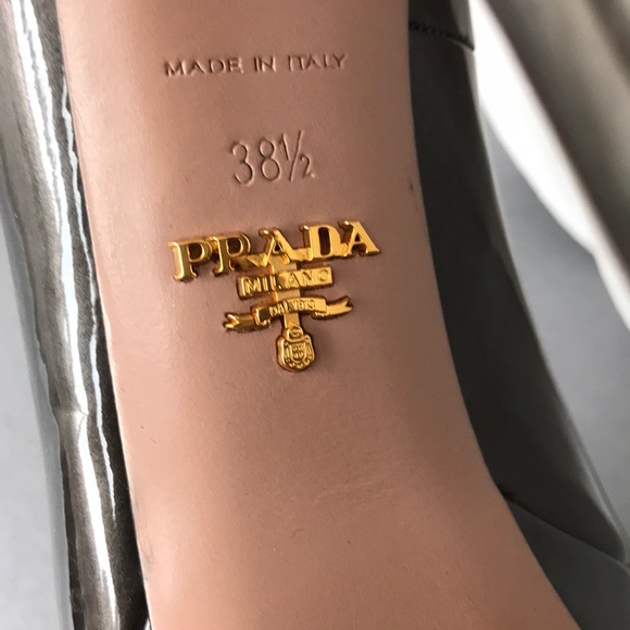 Prada platform open toe patent leather pumps 8.5 - Picture 7 of 8